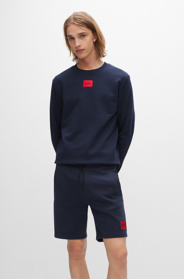 HUGO Sweatshirts Regular Fit in Cotton - DIRAGOL212 10231445 01-50447964- Concorde Fashion#color_navy-405