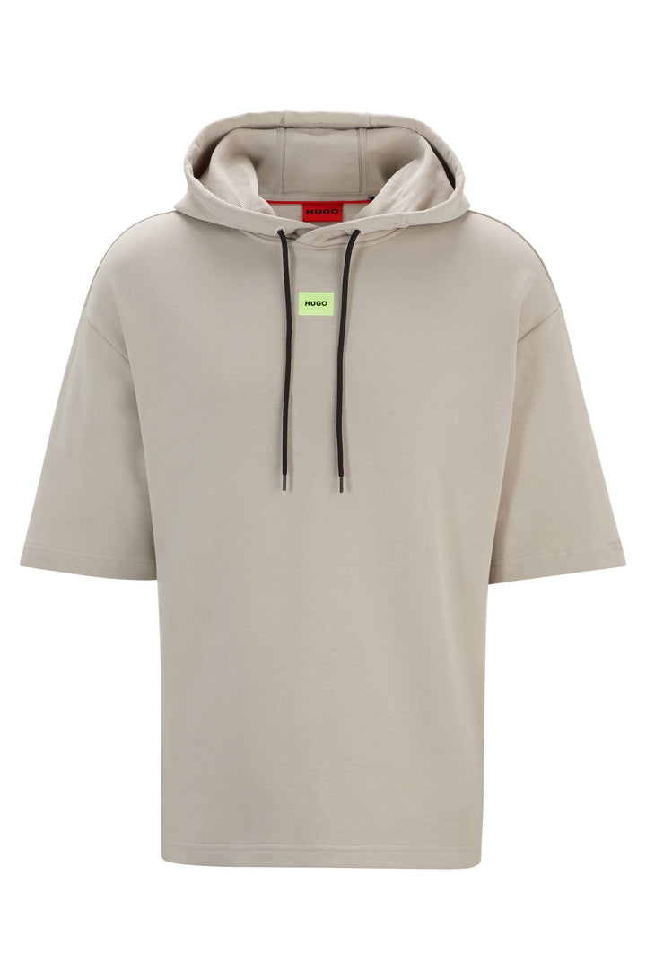 HUGO RED Relaxed Fit Hoodies in Cotton - DRESLEY232 10231445 01-50487864- Concorde Fashion#color_grey-055