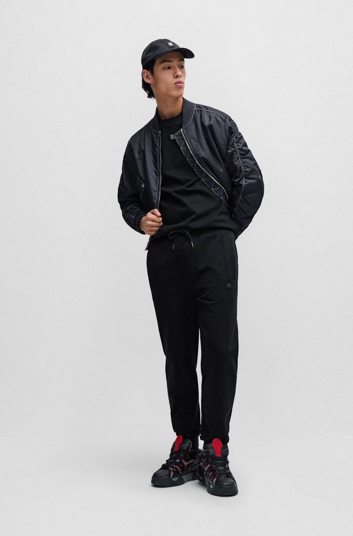 HUGO Regular Fit T-Shirts in Cotton - DALILE 10231453 01-50505201- Concorde Fashion#color_black-001