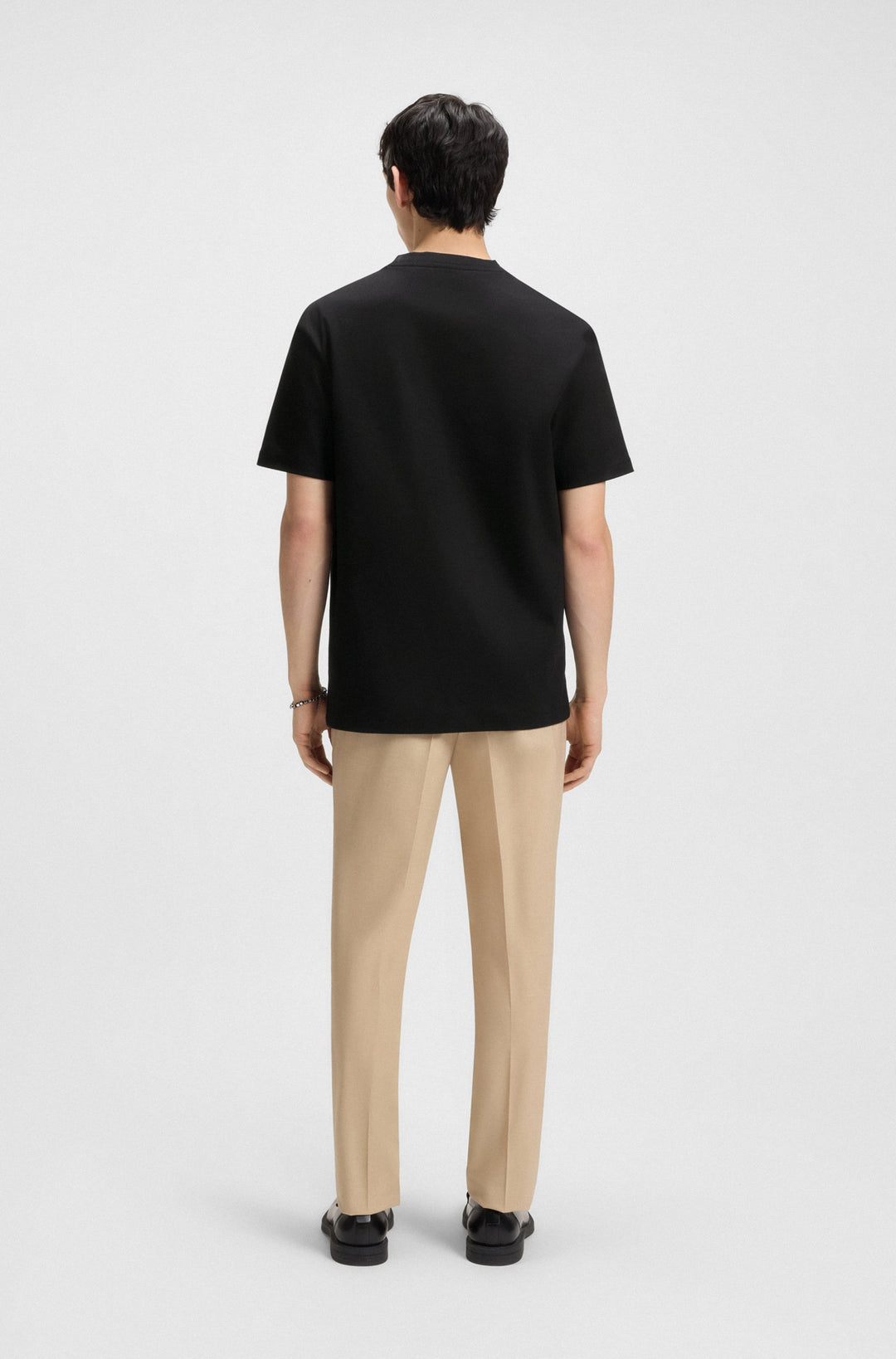HUGO T-Shirts Regular Fit in Cotton - DALILE 10231453 01-50505201- Concorde Fashion#color_black-002