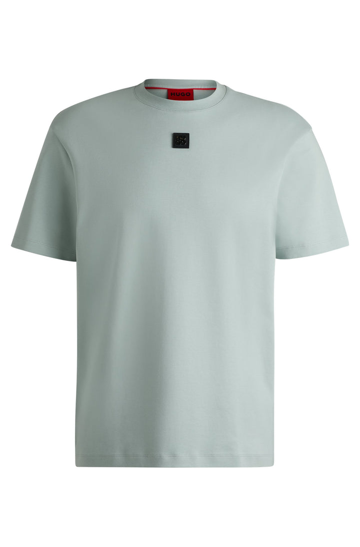 HUGO T-Shirts Regular Fit in Cotton - DALILE 10231453 01-50505201- Concorde Fashion#color_grey-074