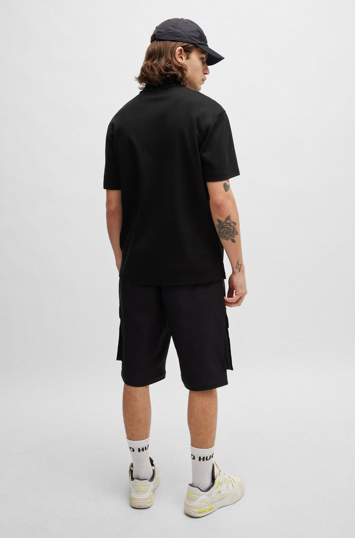 HUGO RED Regular Fit Polos in Cotton - DEABONO 10231453 01-50515269- Concorde Fashion#color_black-001
