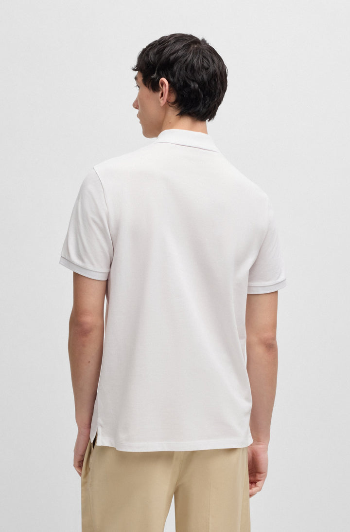 HUGO Polos Regular Fit in Cotton - DONOS222 10231467 01-50466182- Concorde Fashion#color_white-102