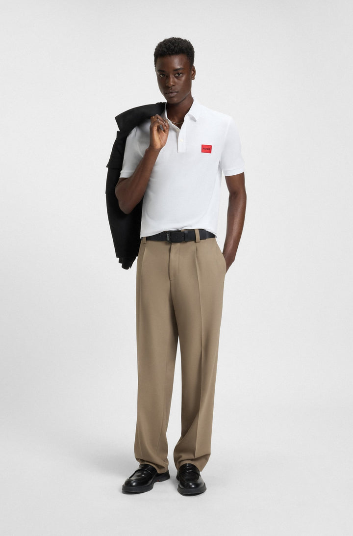 HUGO Polos Slim Fit - DERESO222 50466202- Concorde Fashion#color_white-100