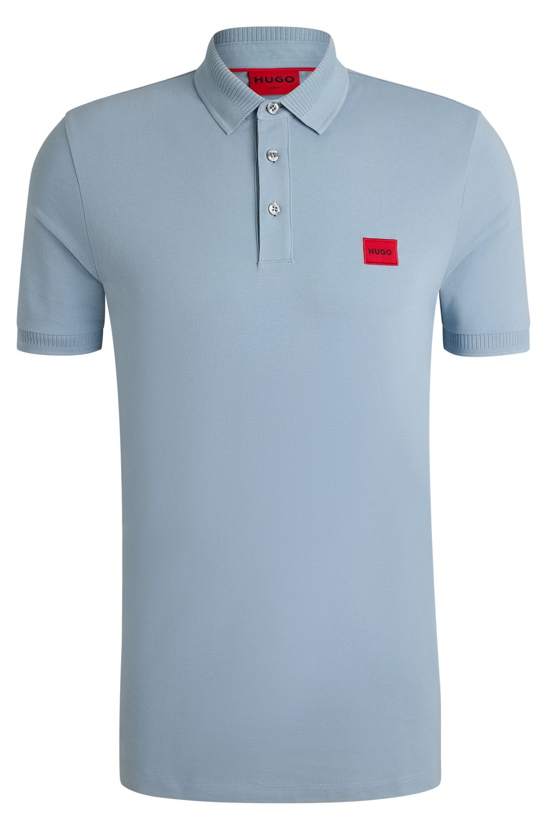 HUGO Slim Fit Polos in Cotton - DERESO232 10231467 01-50490770- Concorde Fashion#color_blue-483