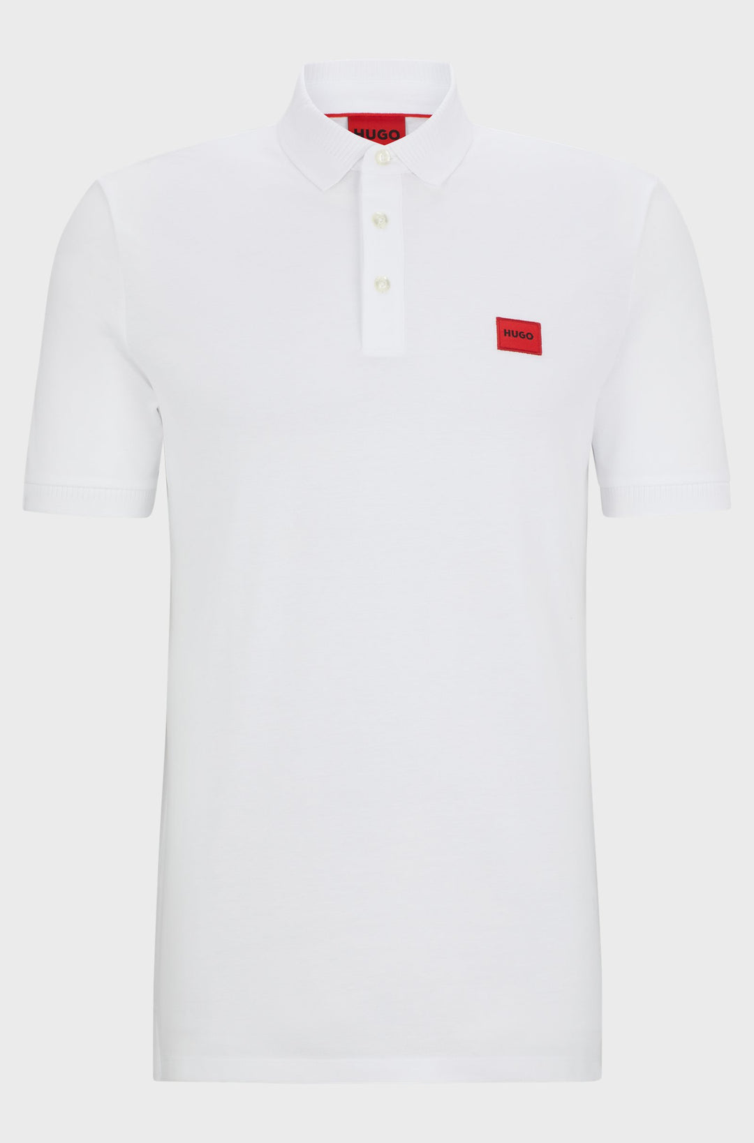 HUGO Polos Slim Fit in Cotton - DERESO232 10231467 01-50490770- Concorde Fashion#color_white-100
