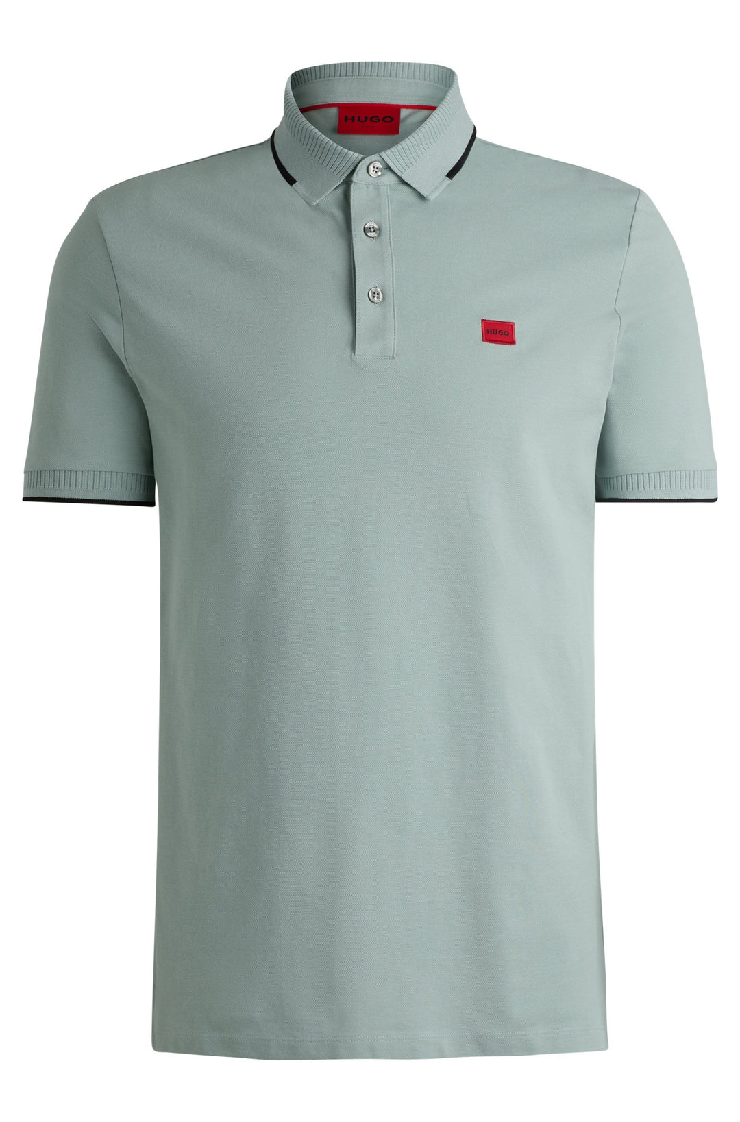 HUGO Polos Slim Fit in Cotton - DERESINO232 10231467 01-50490775- Concorde Fashion#color_grey-074