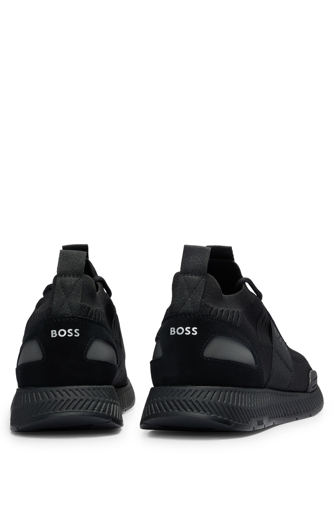 BOSS Sneakers  in Polyester Mix - TITANIUM_RUNN_KNST_N 10232616 01-50498245- Concorde Fashion#color_black-001