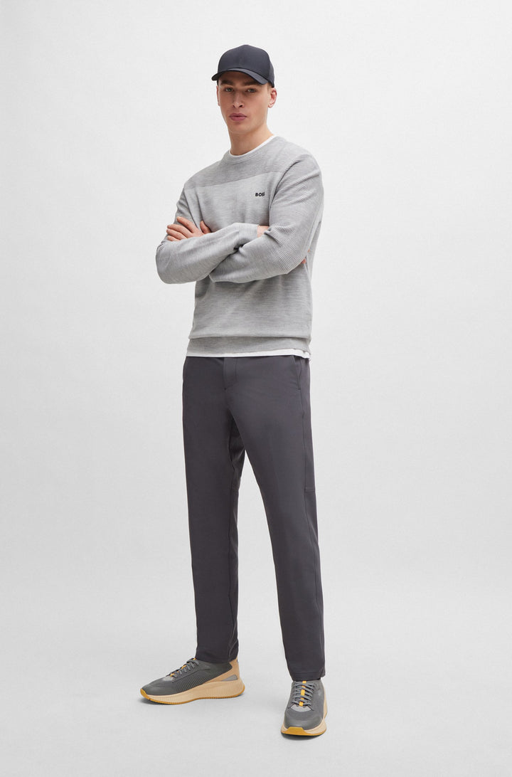 BOSS Standard Sole Sneakers in Polyester Mix - TTNM EVO_SLON_KNSD 10232616 01-50498904- Concorde Fashion#color_grey-072