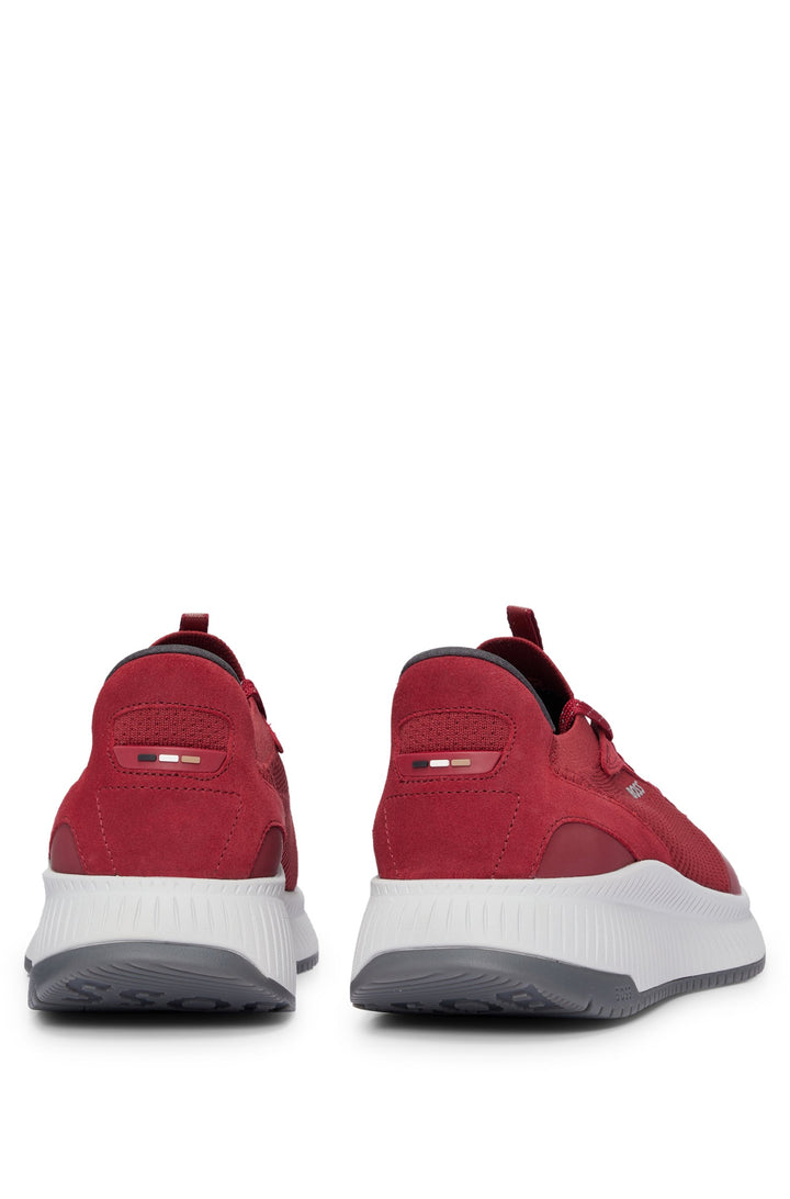 BOSS Standard Sole Sneakers in Polyester Mix - TTNM EVO_SLON_KNSD 10232616 01-50498904- Concorde Fashion#color_red-647