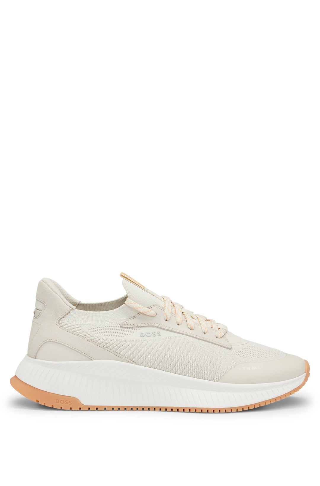 BOSS Standard Sole Sneakers in Polyester Mix - TTNM EVO_SLON_KNSD 10232616 01-50498904- Concorde Fashion#color_white-128