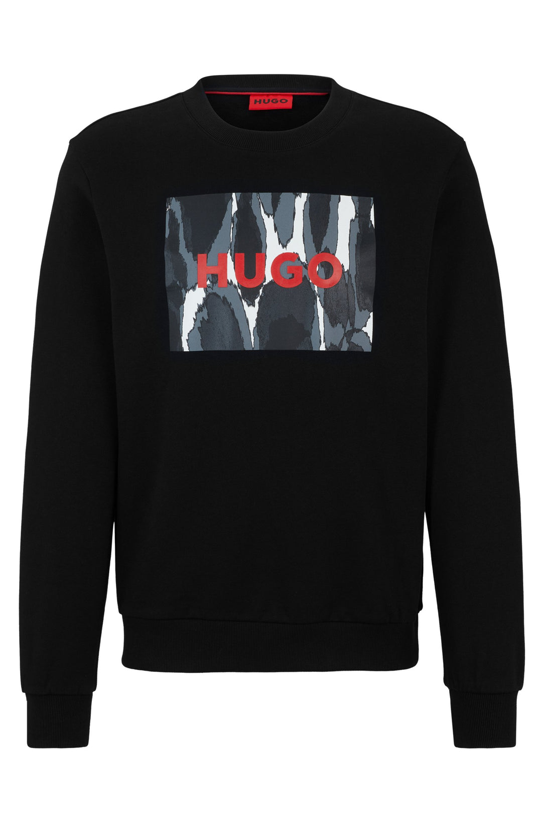 HUGO RED Regular Fit Sweatshirts in Cotton - DURAGOL_U242 10233395 01-50513335- Concorde Fashion#color_black-001