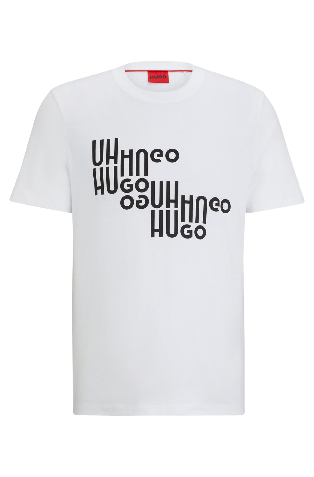 HUGO Regular Fit T-Shirts in Cotton - DAVALON 10233396 01-50504936- Concorde Fashion#color_white-100
