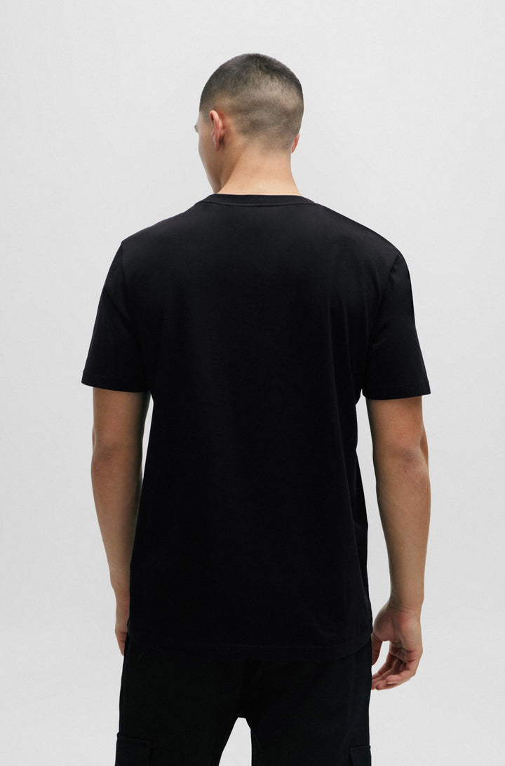 HUGO Regular Fit T-Shirts in Cotton - DULIVE_U241 10233396 01-50506989- Concorde Fashion#color_black-001