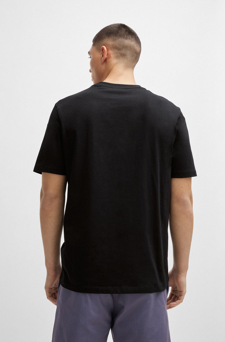 HUGO RED Regular Fit T-Shirts in Cotton - DIBEACH 10233396 01-50513812- Concorde Fashion#color_black-001
