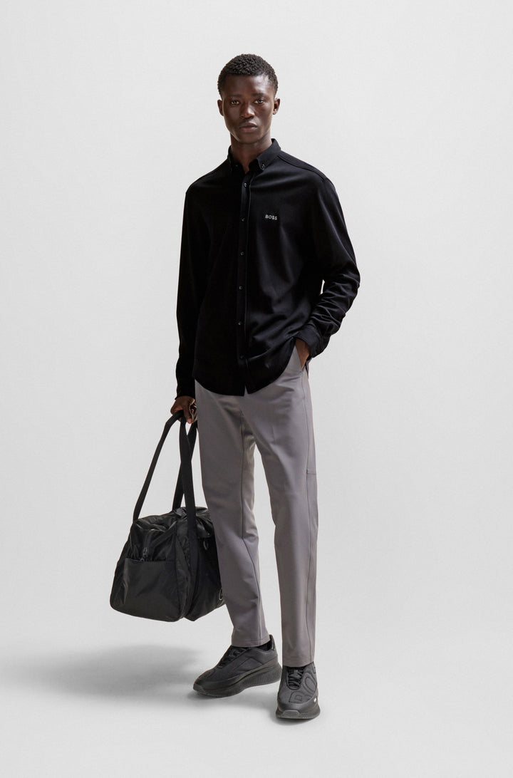 BOSS Regular Fit Casual Shirts in Cotton - B_MOTION_L 10233753 01-50509742- Concorde Fashion#color_black-002