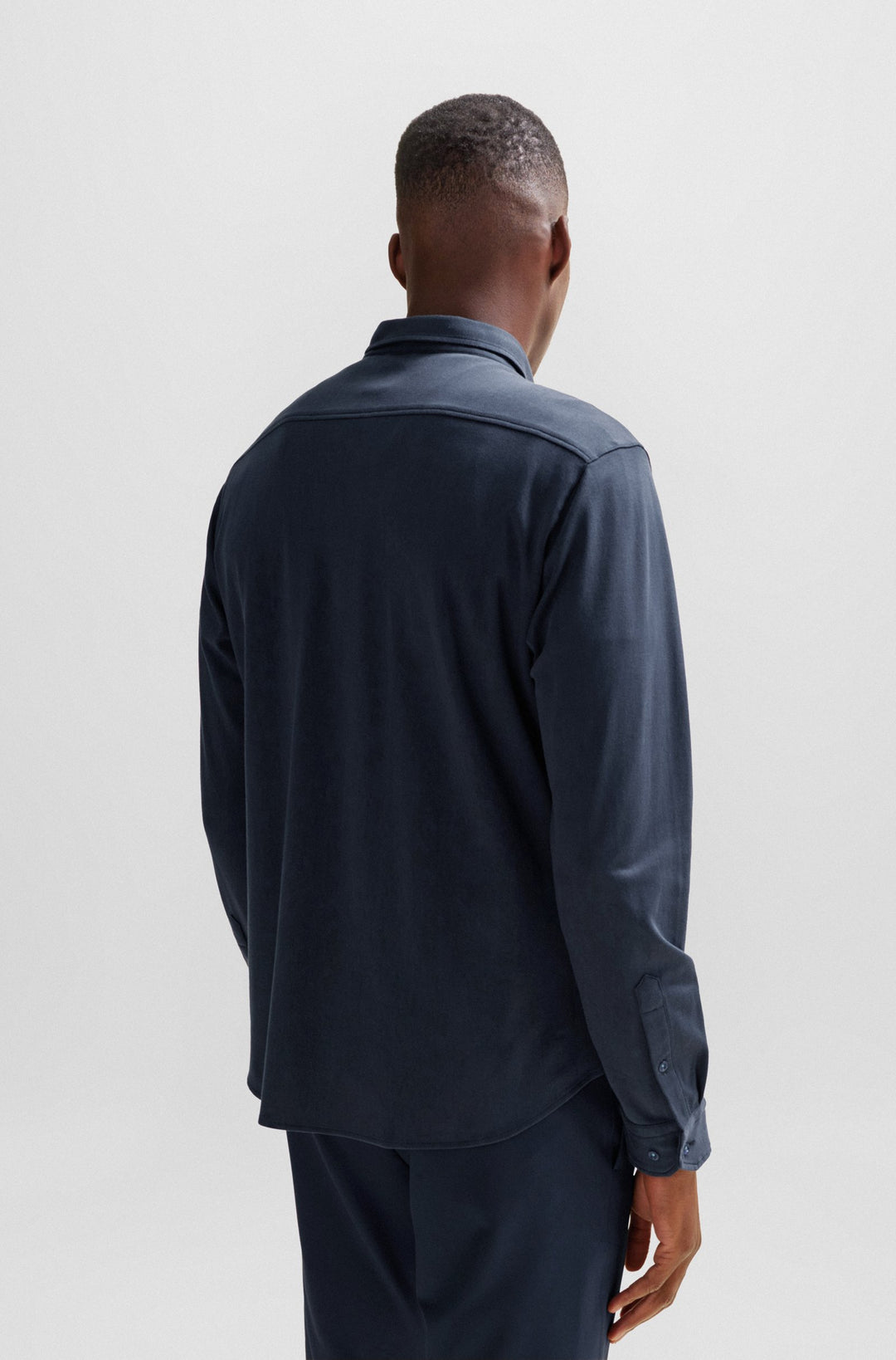 BOSS Regular Fit Casual Shirts in Cotton - B_MOTION_L 10233753 01-50509742- Concorde Fashion#color_navy-402