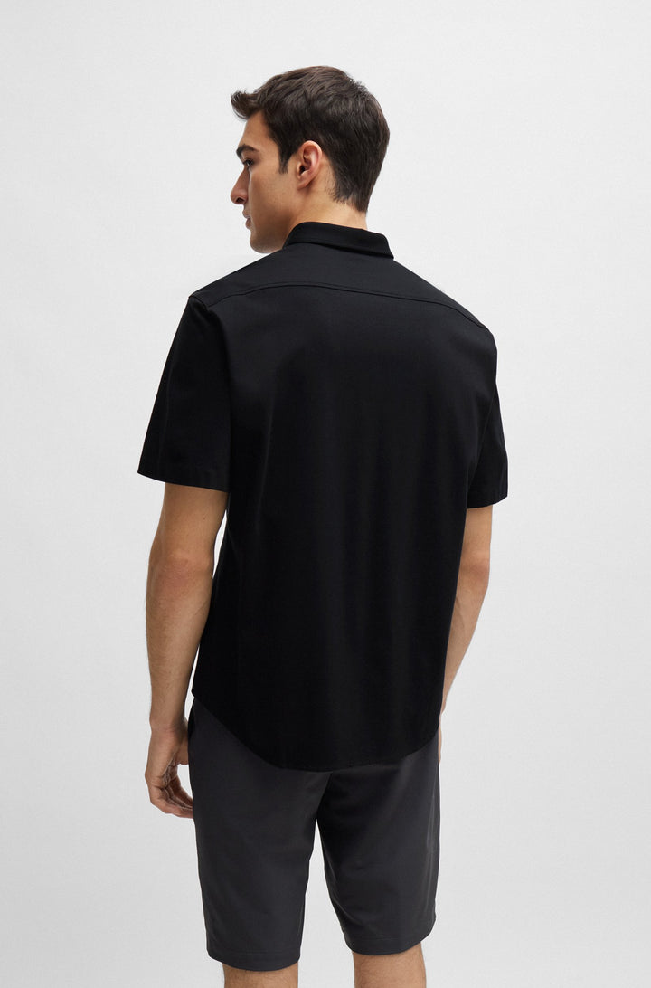 BOSS Regular Fit Casual Shirts in Cotton - B_MOTION_S 10233753 02-50512005- Concorde Fashion#color_black-002