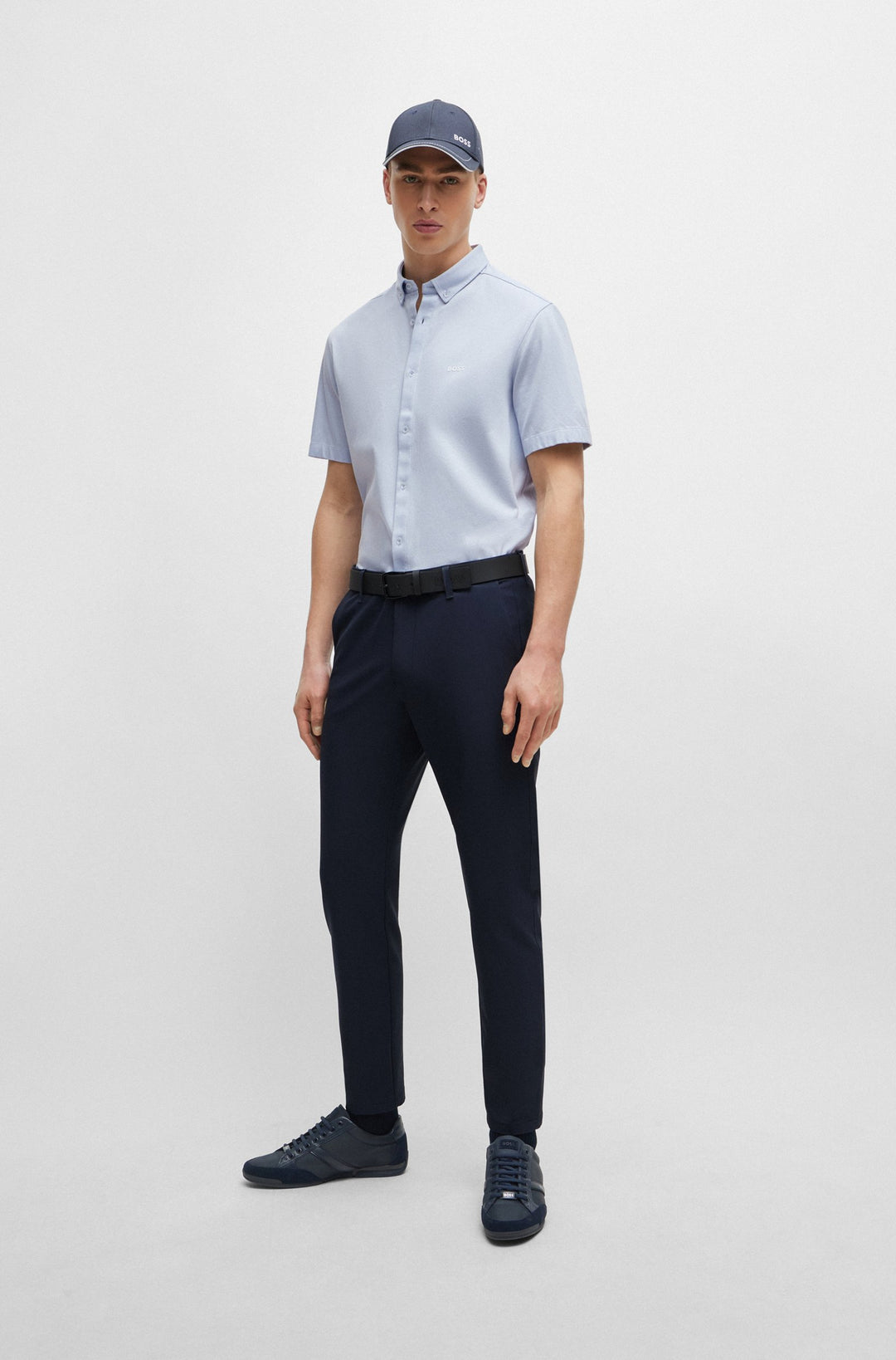 BOSS Regular Fit Casual Shirts in Cotton - B_MOTION_S 10233753 02-50512005- Concorde Fashion#color_purple-527