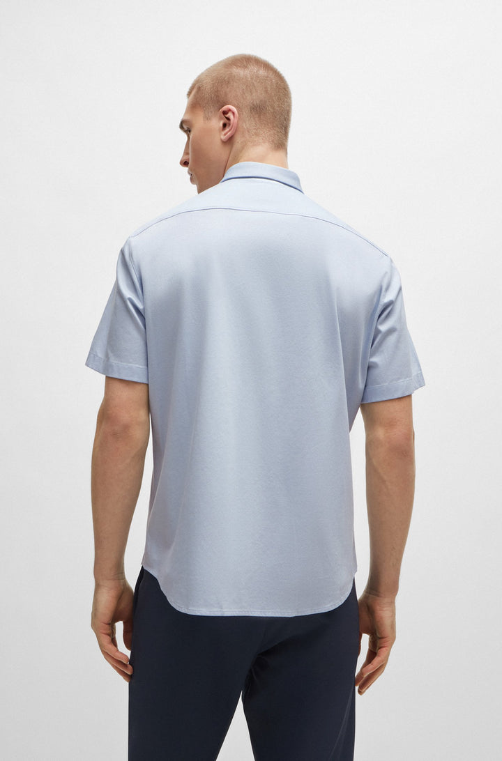 BOSS Regular Fit Casual Shirts in Cotton - B_MOTION_S 10233753 02-50512005- Concorde Fashion#color_purple-527