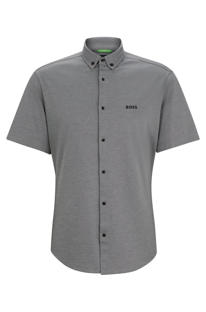 BOSS Regular Fit Casual Shirts in Cotton - B_MOTION_S 10233753 02-50512005- Concorde Fashion#color_grey-052