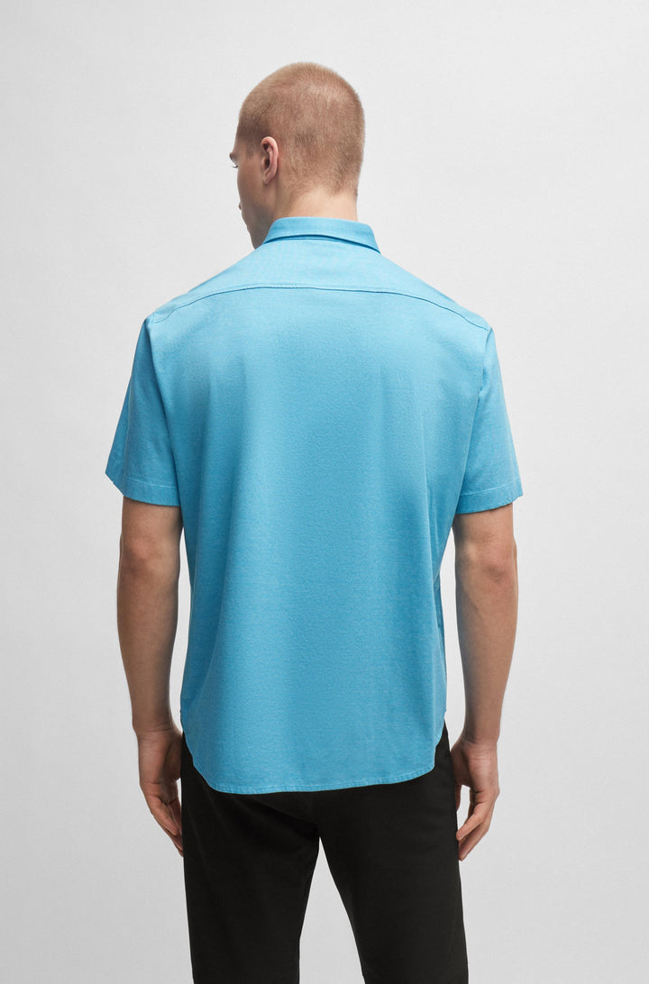BOSS Regular Fit Casual Shirts in Cotton - B_MOTION_S 10233753 02-50512005- Concorde Fashion#color_blue-442