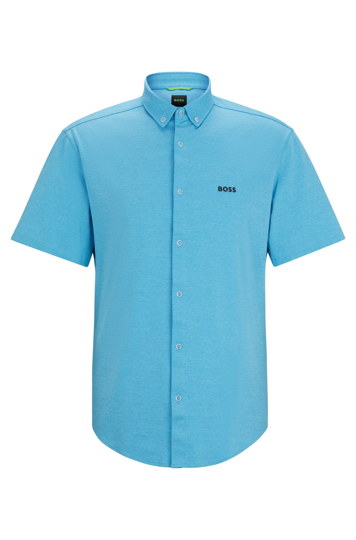BOSS Regular Fit Casual Shirts in Cotton - B_MOTION_S 10233753 02-50512005- Concorde Fashion#color_blue-442