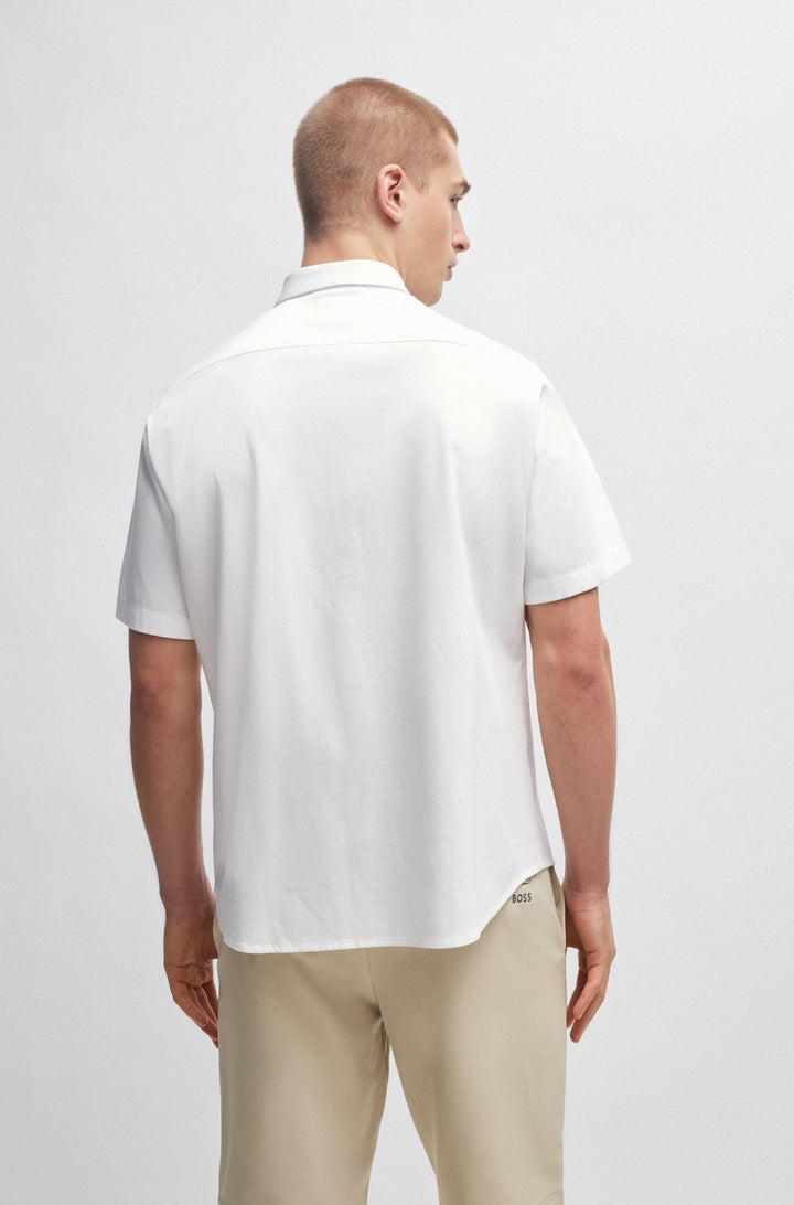 BOSS Regular Fit Casual Shirts in Cotton - B_MOTION_S 10233753 02-50512005- Concorde Fashion#color_white-100