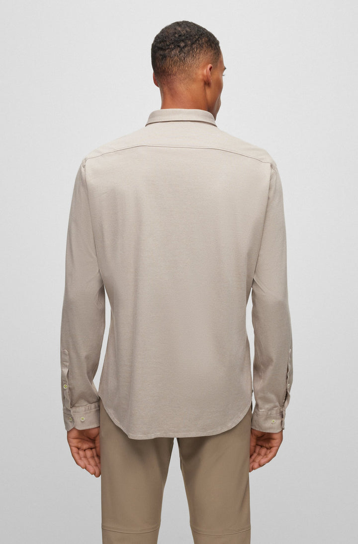 BOSS Regular Fit Casual Shirts in Cotton - BIADO_R 10233753 10-50497486- Concorde Fashion#color_green-334
