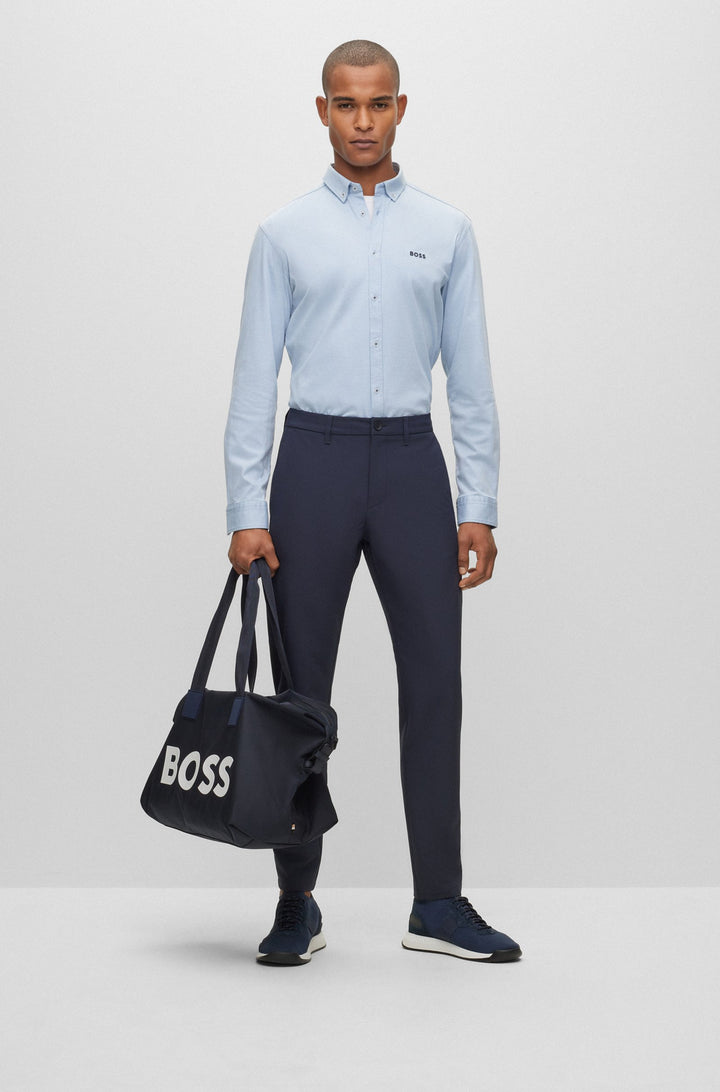 BOSS Regular Fit Casual Shirts in Cotton - BIADO_R 10233753 10-50497486- Concorde Fashion#color_blue-498