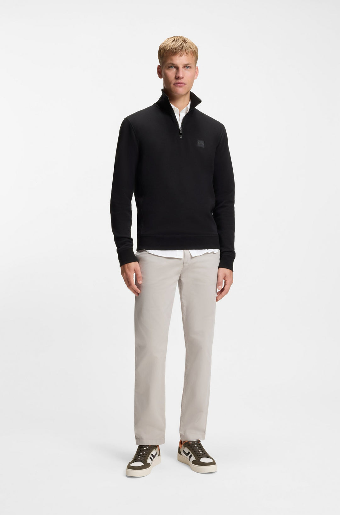 BOSS Sweatshirts Regular Fit - ZETRUST 50468926- Concorde Fashion#color_black-001