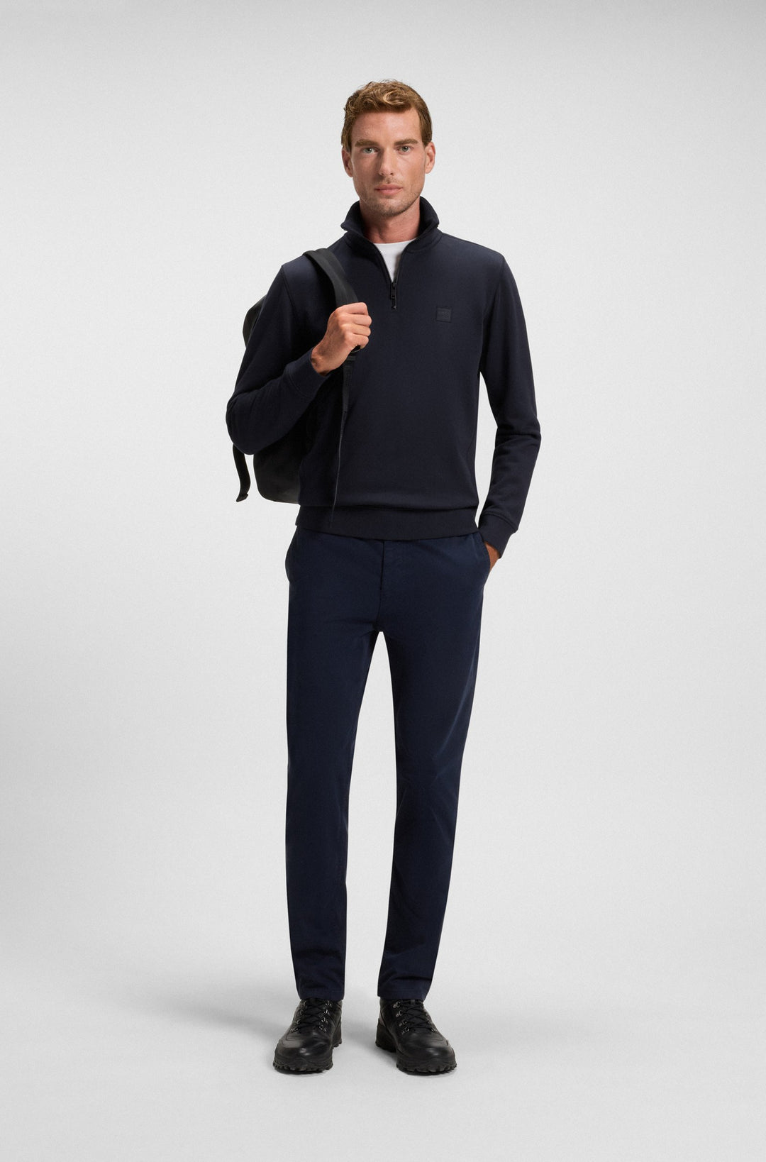 BOSS Sweatshirts Regular Fit - ZETRUST 50468926- Concorde Fashion#color_navy-404