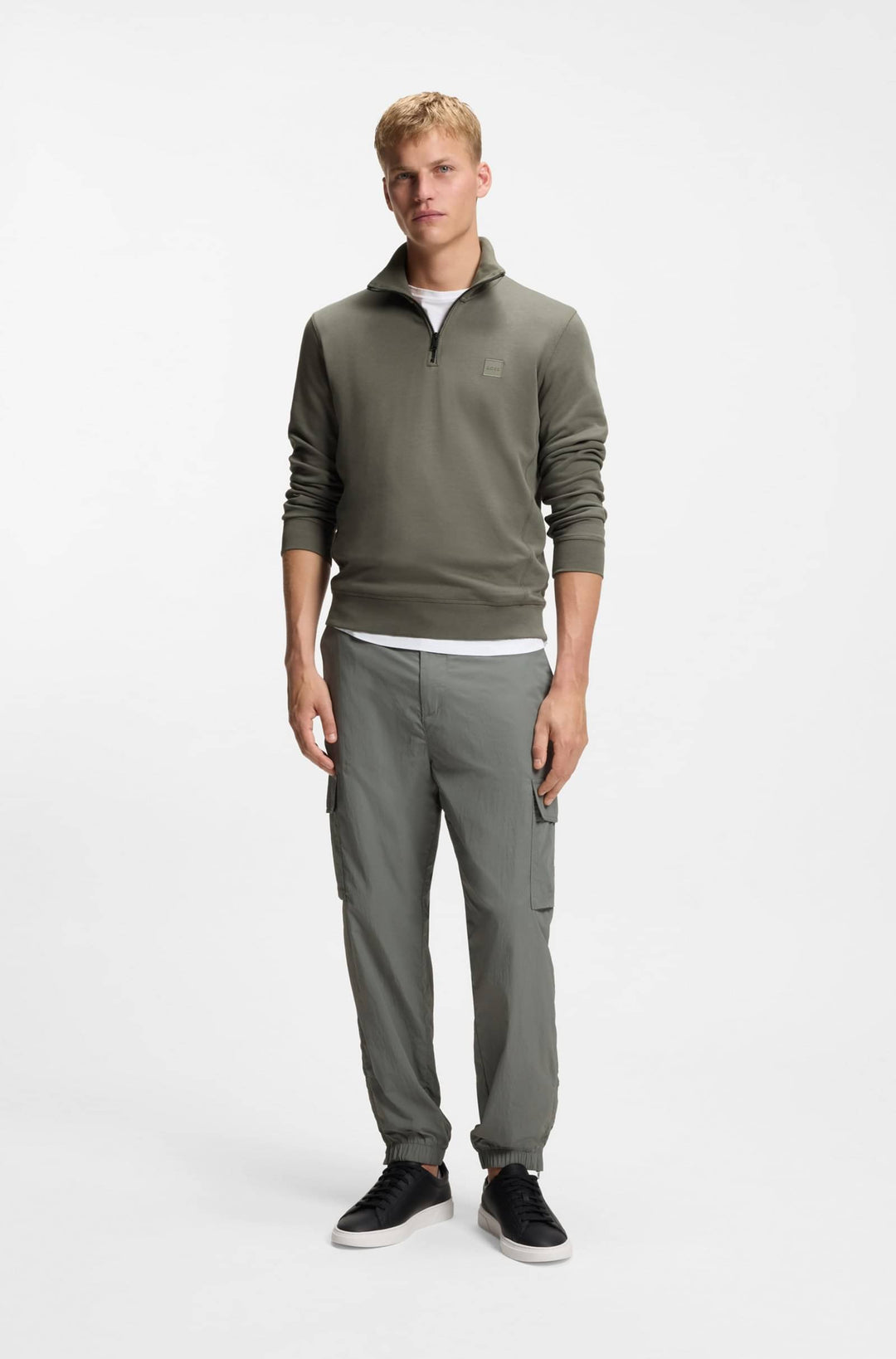 BOSS Sweatshirts Regular Fit - ZETRUST 50468926- Concorde Fashion#color_grey-076