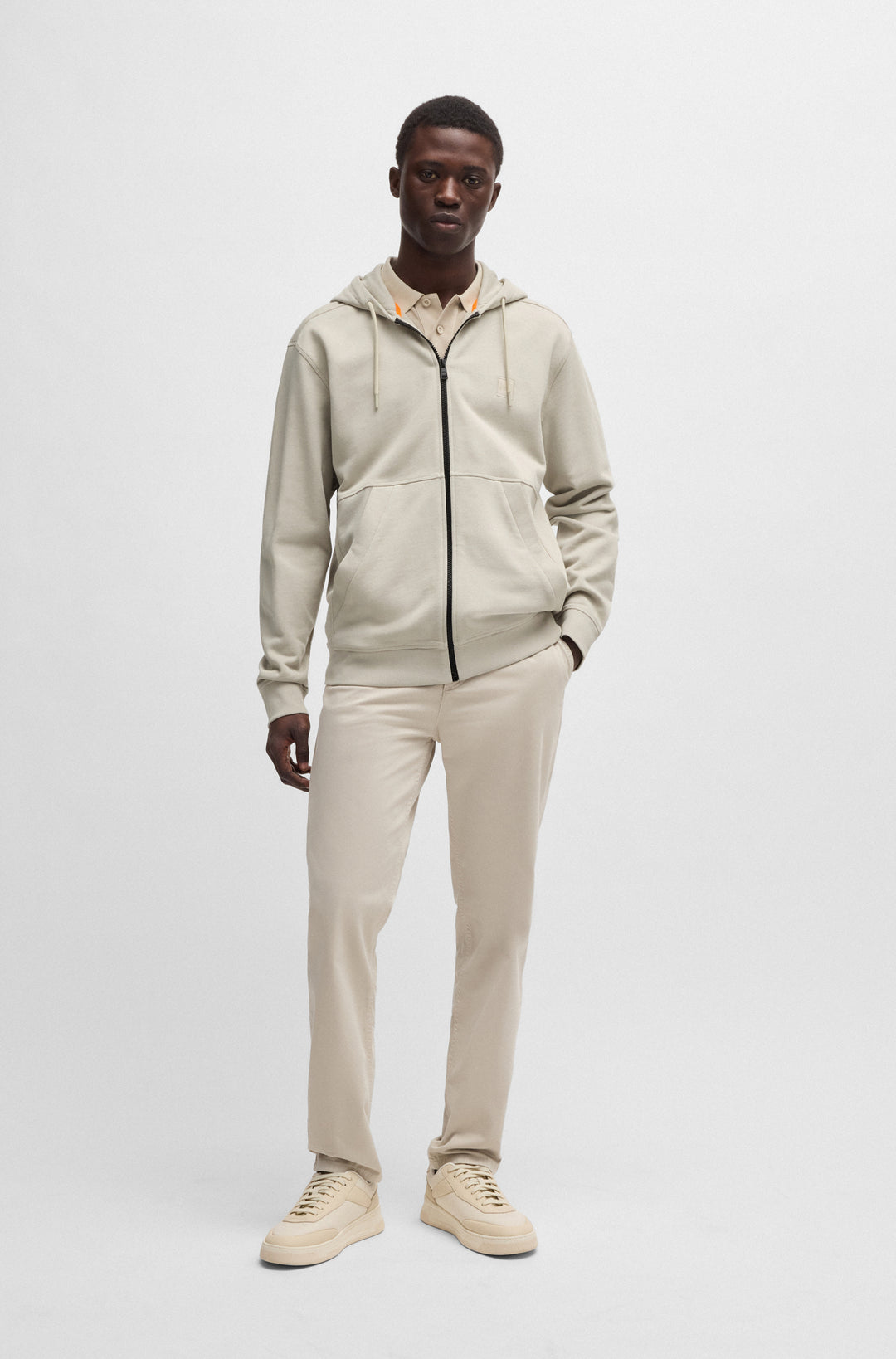 BOSS Hoodies Regular Fit in Cotton - ZETALKY 10234591 02-50508578- Concorde Fashion#color_beige-271