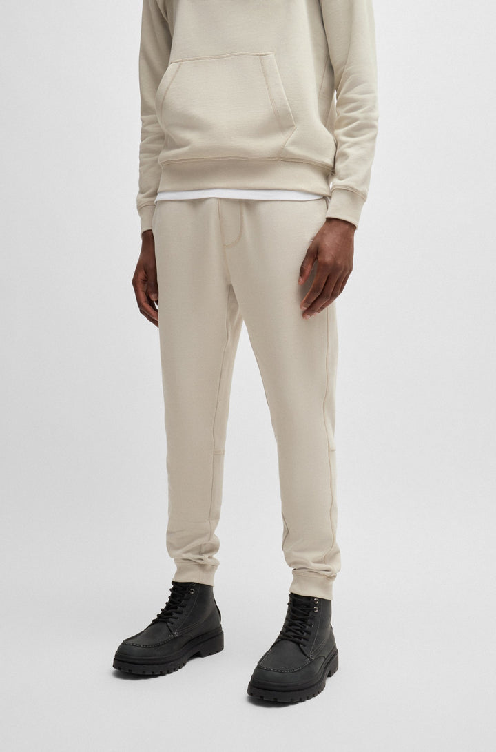 BOSS Jogging Pants Regular Fit in Cotton - SESTART 10234591 02-50509303- Concorde Fashion#color_beige-271