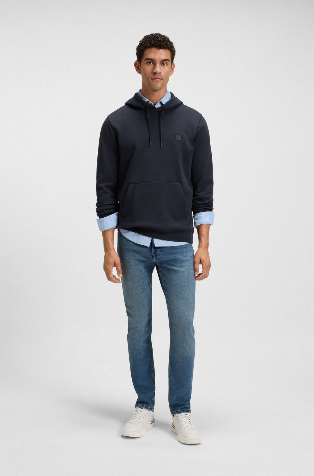BOSS Hoodies Regular Fit - WETALK 50509314- Concorde Fashion#color_navy-404