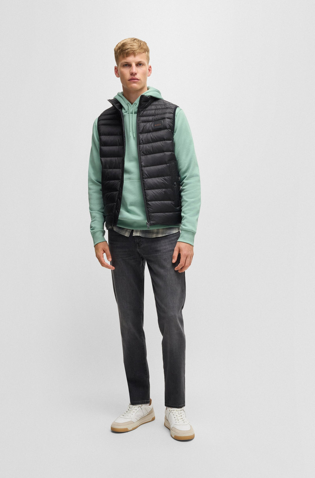 BOSS Hoodies Regular Fit in Cotton - WETALK 10234591 02-50509314- Concorde Fashion#color_green-339