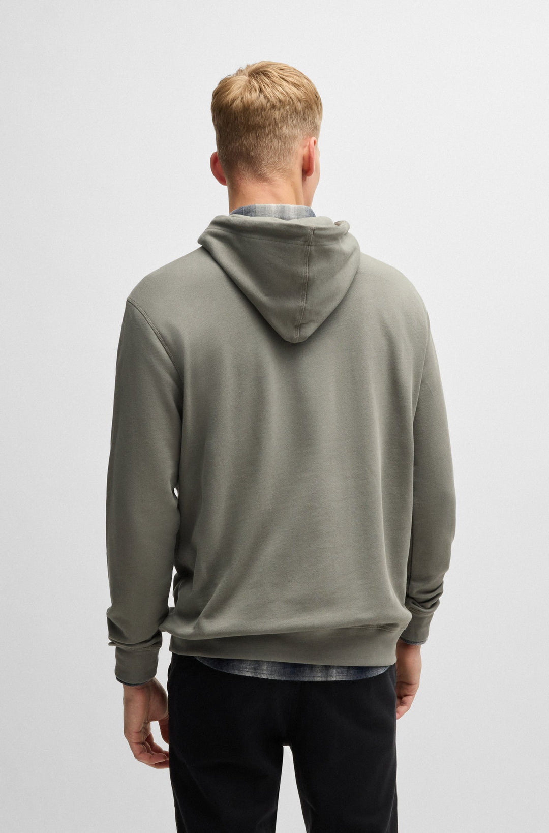 BOSS Hoodies Regular Fit in Cotton - WETALK 10234591 02-50509314- Concorde Fashion#color_grey-076