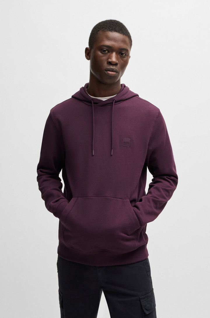 BOSS Hoodies Regular Fit in Cotton - WETALK 10234591 02-50509314- Concorde Fashion#color_purple-543