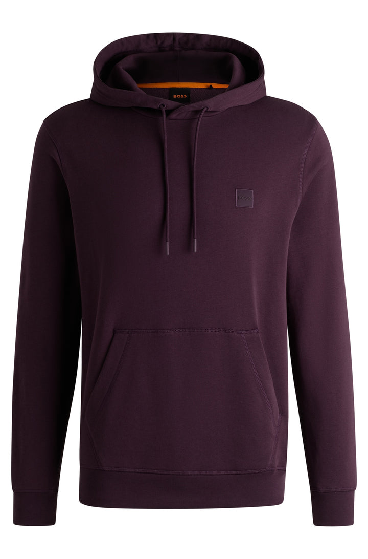 BOSS Hoodies Regular Fit in Cotton - WETALK 10234591 02-50509314- Concorde Fashion#color_purple-543