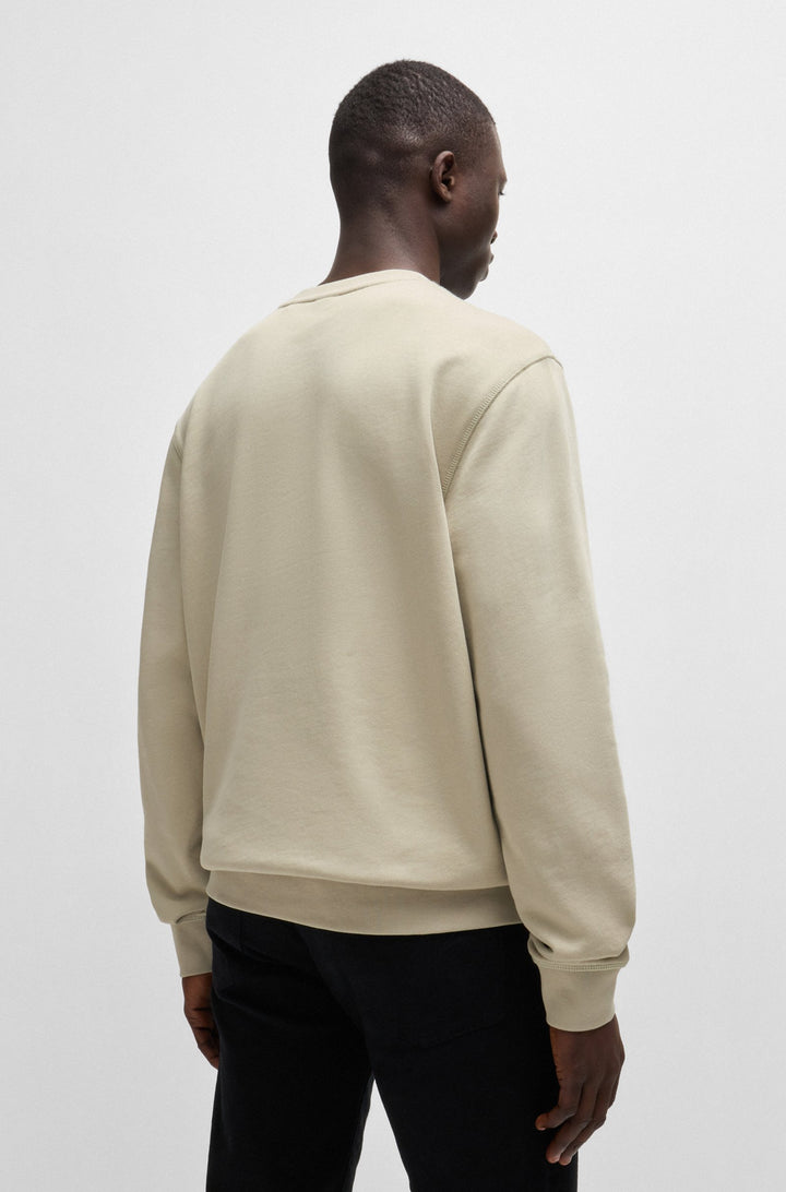 BOSS Sweatshirts Relaxed Fit in Cotton - WESTART 10234591 02-50509323- Concorde Fashion#color_beige-271