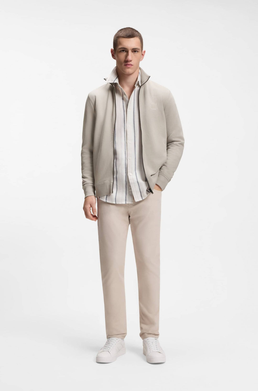 BOSS Sweatshirts,Casual Jackets Regular Fit - ZESTART 50511709- Concorde Fashion#color_grey-070