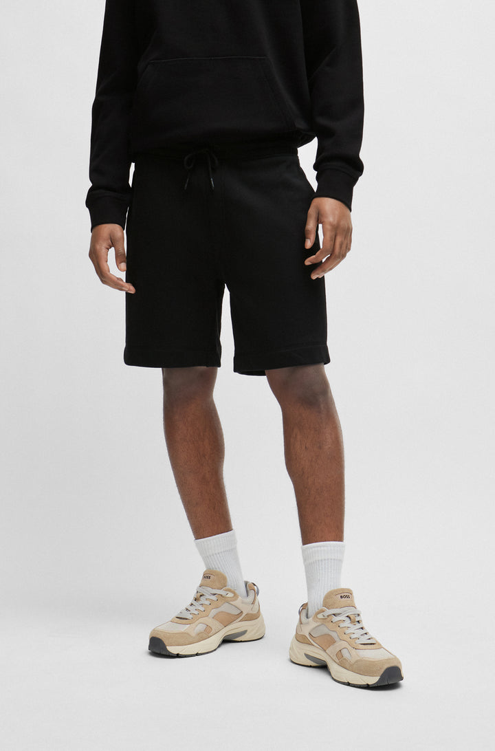 BOSS Shorts Regular Fit in Cotton - SEWALK 10234591 02-50511726- Concorde Fashion#color_black-001