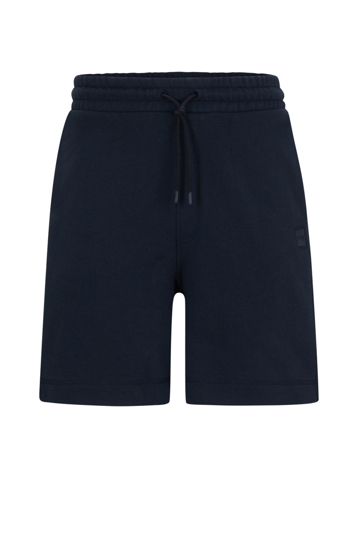BOSS Shorts Regular Fit in Cotton - SEWALK 10234591 02-50511726- Concorde Fashion#color_navy-404