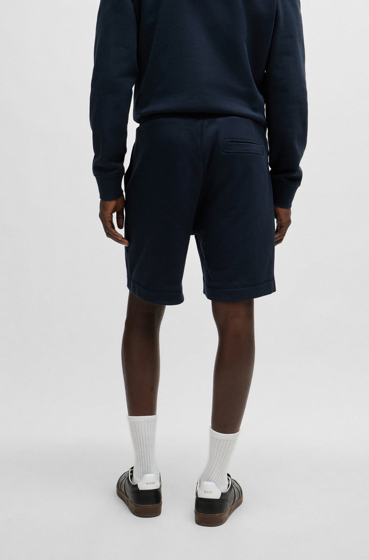BOSS Shorts Regular Fit in Cotton - SEWALK 10234591 02-50511726- Concorde Fashion#color_navy-404