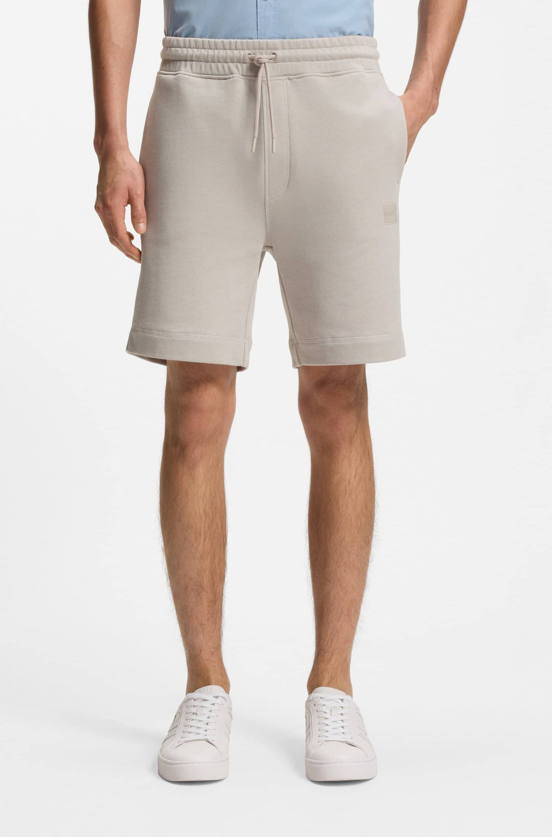 BOSS Shorts Regular Fit in Cotton - SEWALK 10234591 02-50511726- Concorde Fashion#color_grey-070