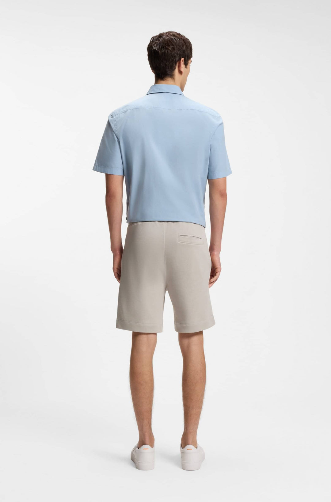 BOSS Shorts Regular Fit in Cotton - SEWALK 10234591 02-50511726- Concorde Fashion#color_grey-070