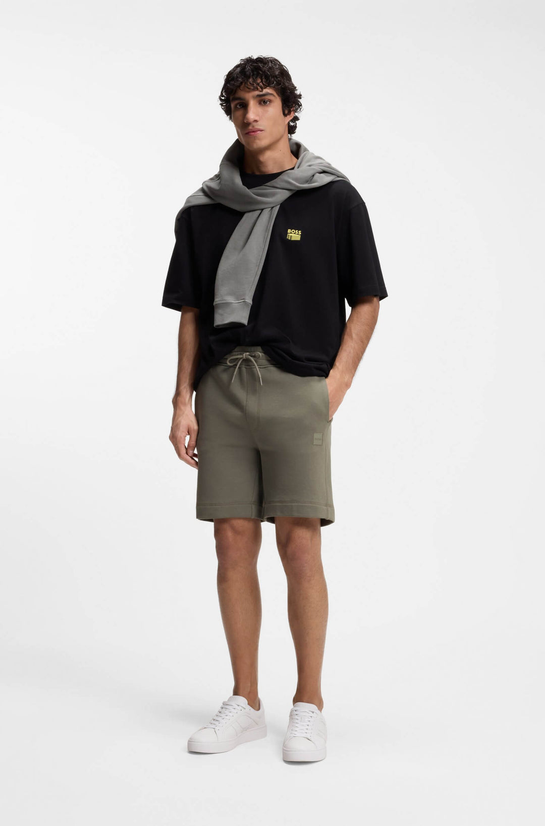 BOSS Shorts Regular Fit - SEWALK 50511726- Concorde Fashion#color_grey-076