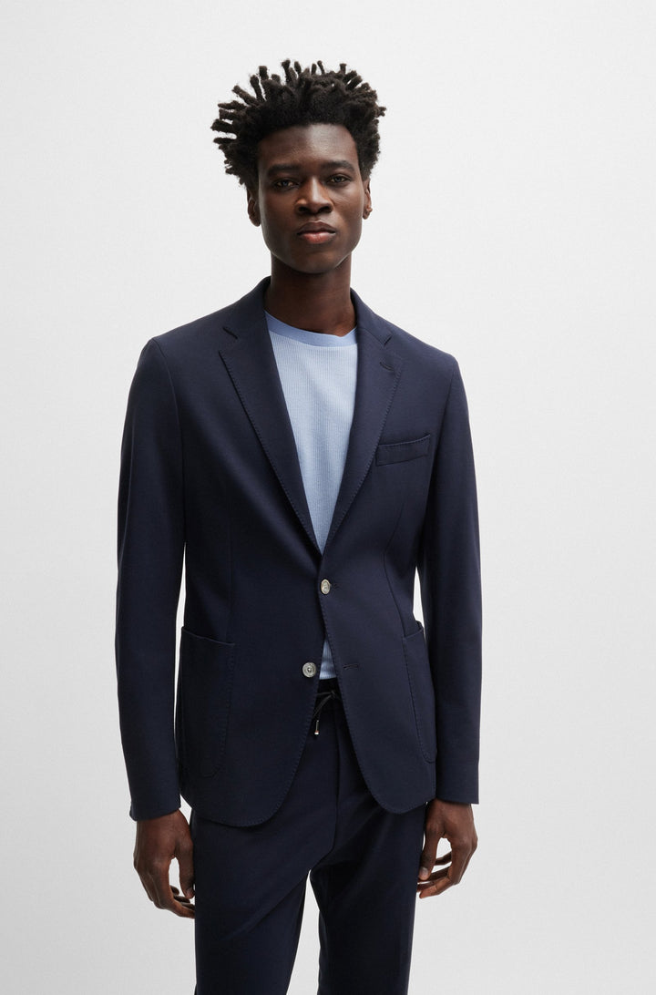 BOSS Blazers Slim Fit in Viscose Mix - C-HANRY-J-233 10234615 01-50494632- Concorde Fashion#color_navy-404