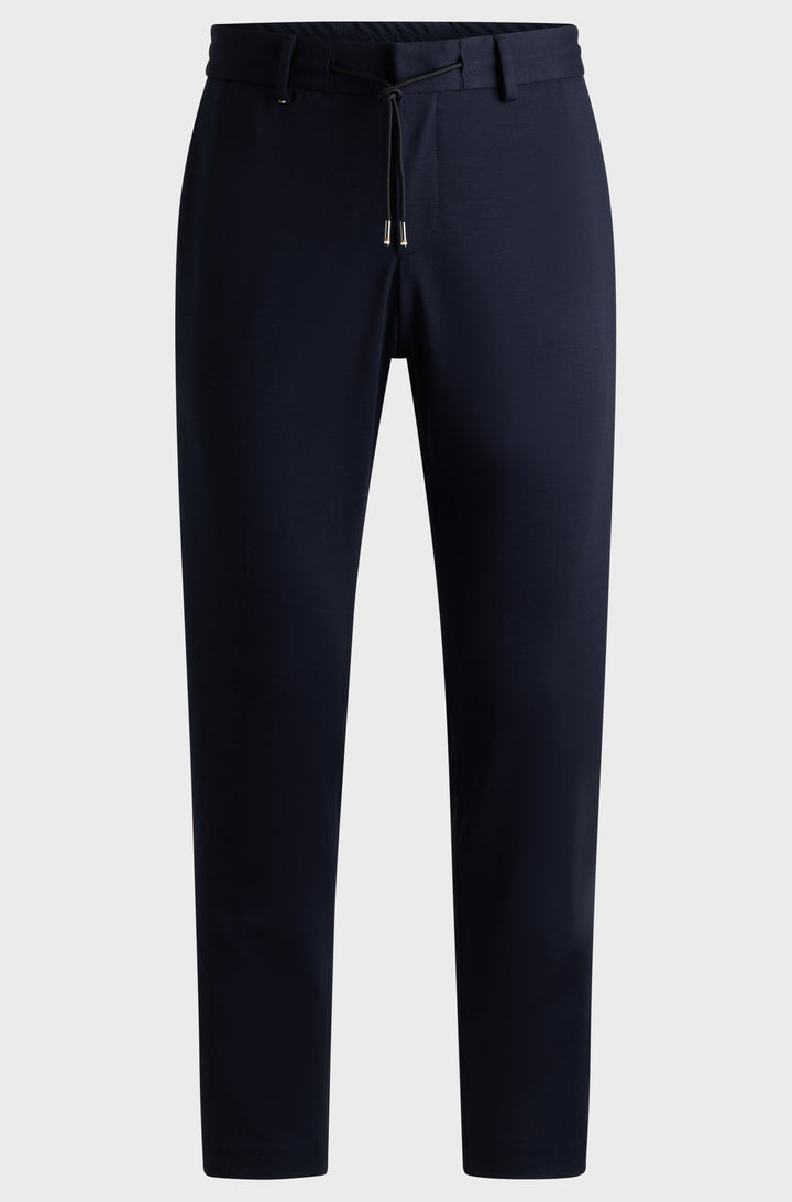 BOSS Trousers Slim Fit in Viscose Mix - C-GENIUS-J-RDS-243 10234615 01-50521643- Concorde Fashion#color_navy-404
